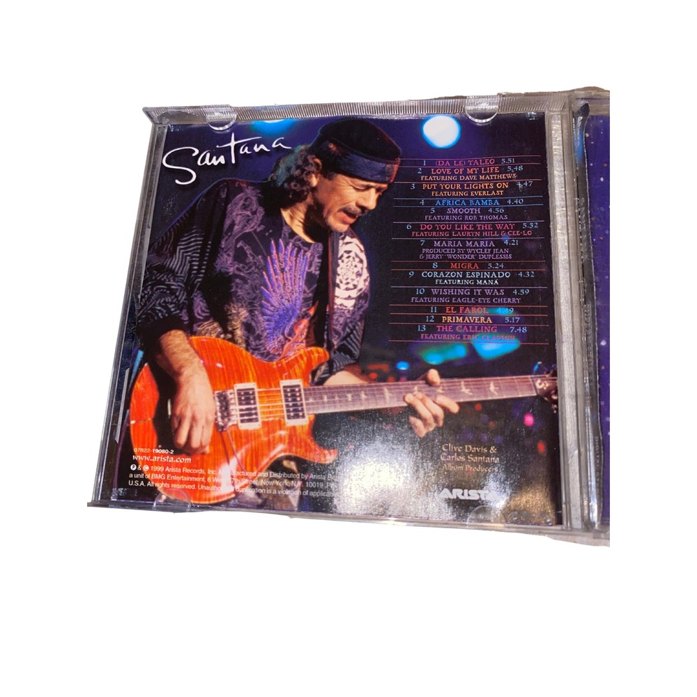 Santana – Supernatural CD (1999) Tested & Working  Scratches on‎ Disc - Picture 5 of 10
